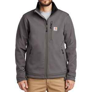 Men’s Carhartt Charcoal Rain Defender Heavyweight Softshell Jacket Size XL